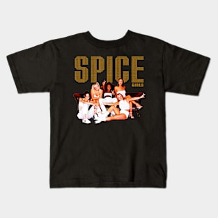 Official Spice Girls Couch Photo Kids T-Shirt